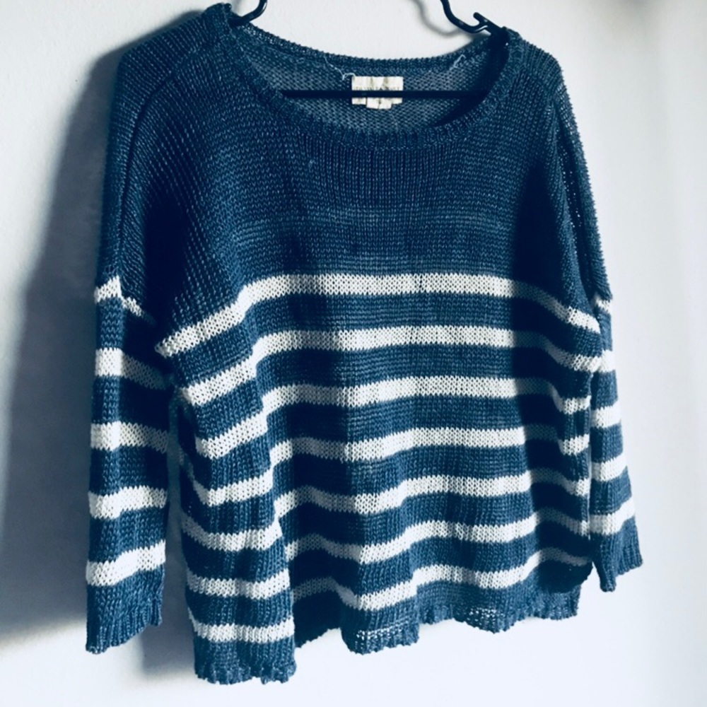 Denim and Supply Crop Sweater